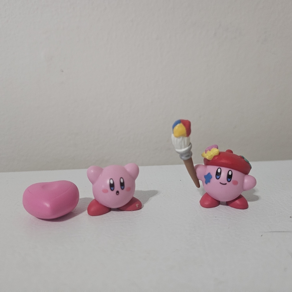 Kirby Star Allies Manmaru Cute Mascot Kirby Figures Set of 2